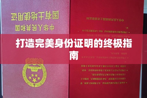 丰润打造完美身份证明的终极指南