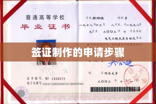 丰润签证制作的申请步骤