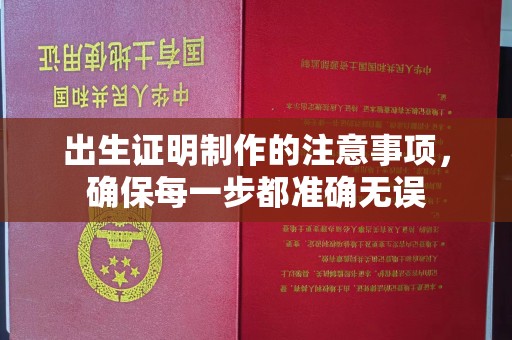 丰润出生证明制作的注意事项，确保每一步都准确无误