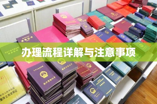 丰润办理流程详解与注意事项